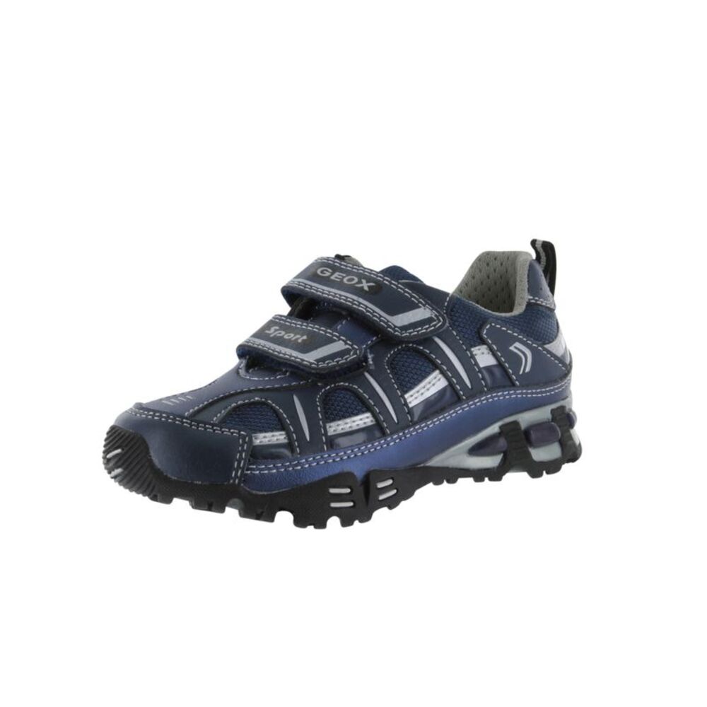 GEOX Light Eclipse T Navy/Silver ToddlerB fashion-sneakers 26 NEW
